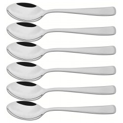 Jogo 6 Colheres Para Sobremesa Pacific Aço Inox Tramontina